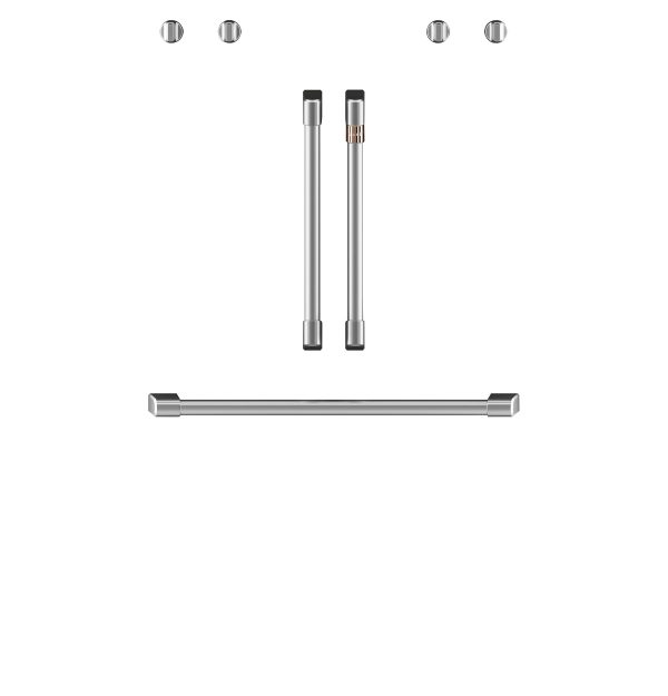 Café™ 2 French-Door Handles; 1 - 30  Handle; - Brushed Stainless Online Sale