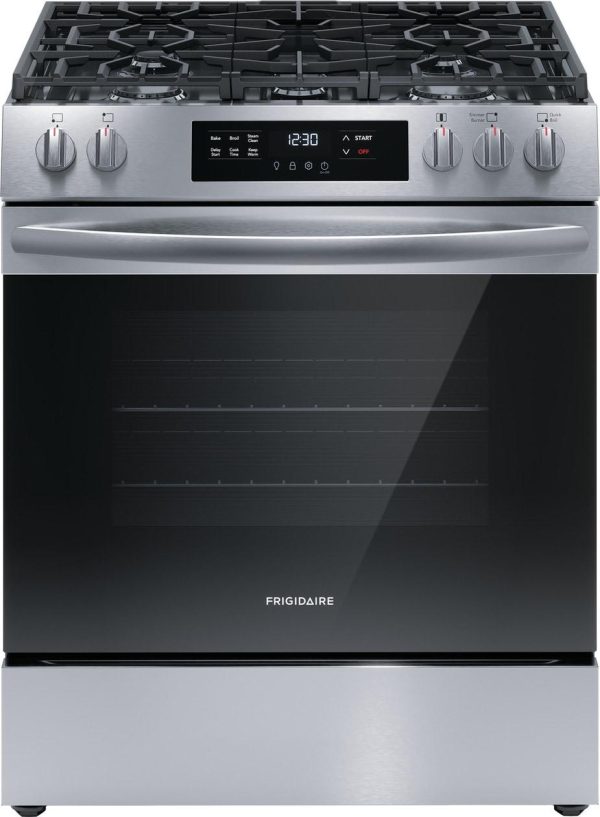 Frigidaire 30  Front Control Gas Range with Quick Boil Online now