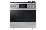 36  Pro Dual-Fuel Steam Range, Silver Stainless Steel, Liquid Propane For Cheap