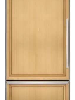 Brshd Aluminum Trim Pnl Ready KitchenAid® 20.8 Cu. Ft. 36-Inch Width Built-In Bottom-Freezer Refrigerator, Overlay Panel-Ready Hot on Sale