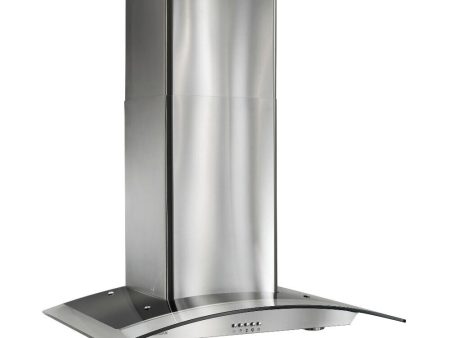 **DISCONTINUED** Broan® 30-Inch Arched Glass Wall Mount Chimney Range Hood w  Light, Stainless Steel Online now