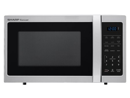 0.9 cu. ft. 900w Sharp Stainless Steel Carousel Countertop Microwave Oven Online now