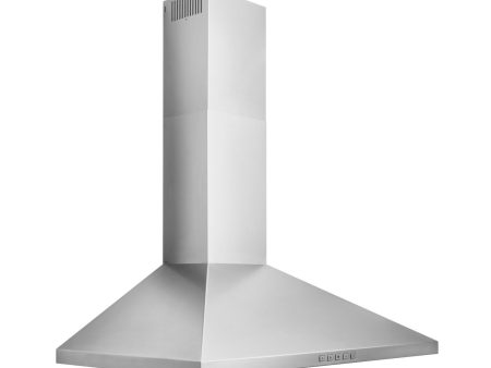 **DISCONTINUED** Broan® 36-Inch Convertible Wall-Mount Pyramidal Chimney Range Hood, 450 MAX CFM, Stainless Steel For Cheap