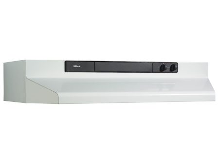 **DISCONTINUED** Broan® 30-Inch Convertible Under-Cabinet Range Hood, 220 CFM, White Sale