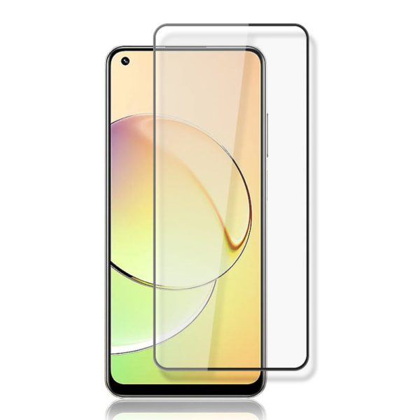 AMORUS For Realme 10 4G Tempered Glass Silk Printing Full Glue Phone Full Screen Protector Cheap