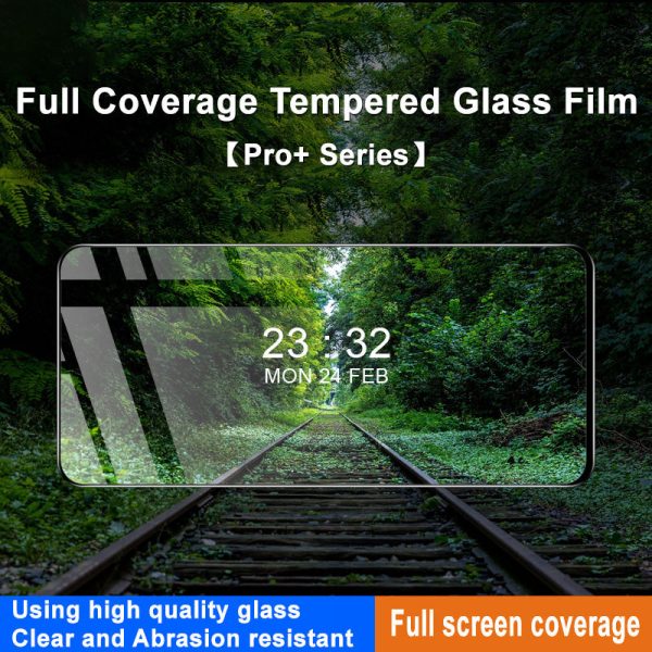 IMAK Pro+ Series for Honor X50i 5G   90 Lite 5G Full Covering Tempered Glass Protector Full Glue Clear Phone Screen Film Supply