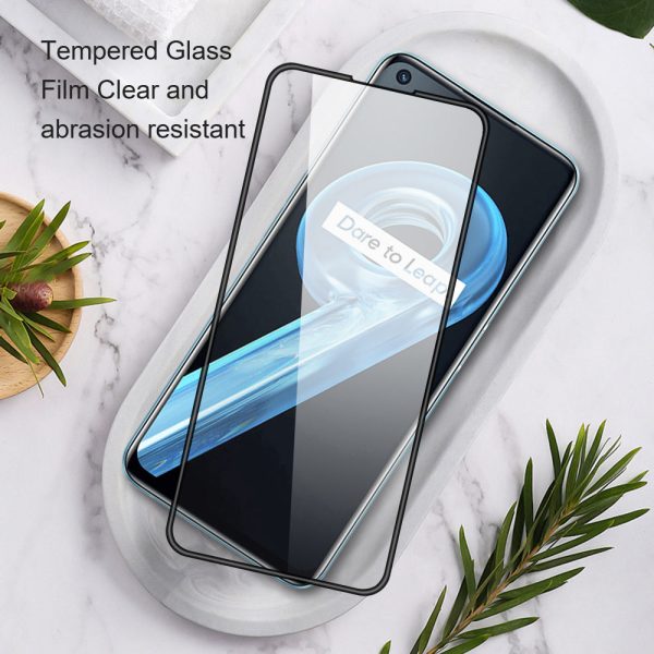 AMORUS For Realme 10 4G Tempered Glass Silk Printing Full Glue Phone Full Screen Protector Cheap