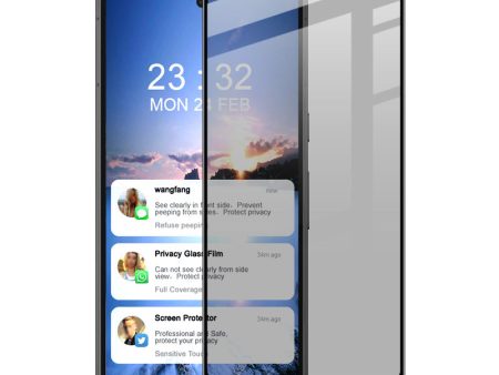 IMAK For Google Pixel 7 5G Anti-spy Full Screen Protector Full Glue Phone Tempered Glass Film For Discount