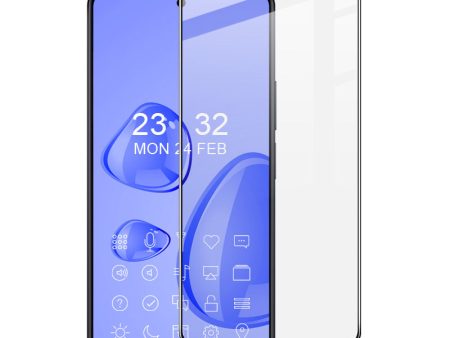 IMAK Pro+ Series for Xiaomi Redmi Note 12 Turbo   Poco F5 5G Tempered Glass Film Anti-Dust 9H Hardness HD Full Screen Protector Online Hot Sale