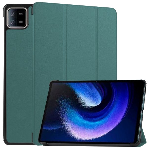 For Xiaomi Pad 6 Tri-fold Stand Tablet Case Auto Wake     Sleep Leather Tablet Cover Online now