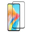 RURIHAI 2.5D 0.26mm Phone Screen Protector for Oppo A98 5G , High Aluminum-silicon Glass Secondary Hardening Film Fashion