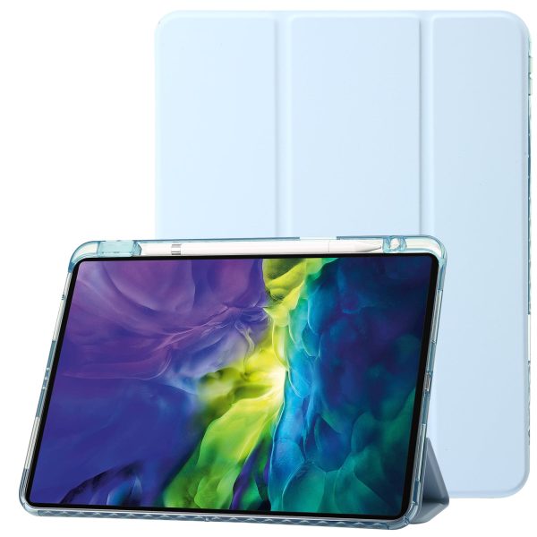 Tablet Case for iPad Pro 11 (2018)   (2020)   (2021)   (2022)   iPad Air (2020)   (2022)   iPad 10.9 (2022) Leather + Clear Acrylic  Trifold Stand Cover Online now