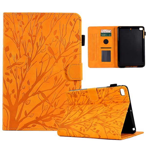 For iPad Air (2013)   Air 2   iPad 9.7-inch (2017)   (2018) Tablet Leather Case Stand Card Holder Imprinted Tree Cover Online Hot Sale