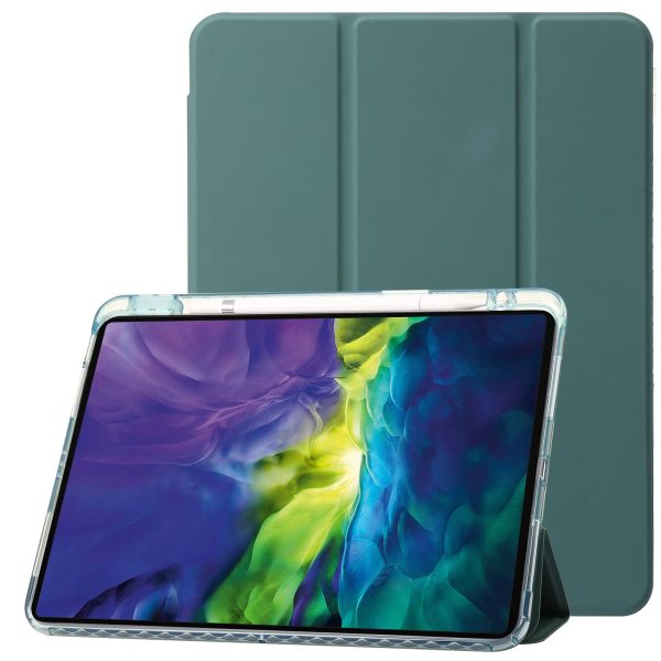 Tablet Case for iPad Pro 11 (2018)   (2020)   (2021)   (2022)   iPad Air (2020)   (2022)   iPad 10.9 (2022) Leather + Clear Acrylic  Trifold Stand Cover Online now