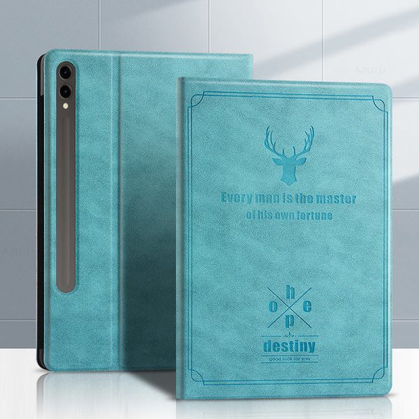 For Samsung Galaxy Tab S9 Stand Case Folio Flip PU Leather+PC Anti-drop Tablet Protective Cover Online Sale