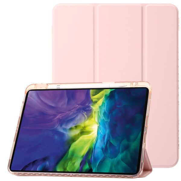 Tablet Case for iPad Pro 11 (2018)   (2020)   (2021)   (2022)   iPad Air (2020)   (2022)   iPad 10.9 (2022) Leather + Clear Acrylic  Trifold Stand Cover Online now