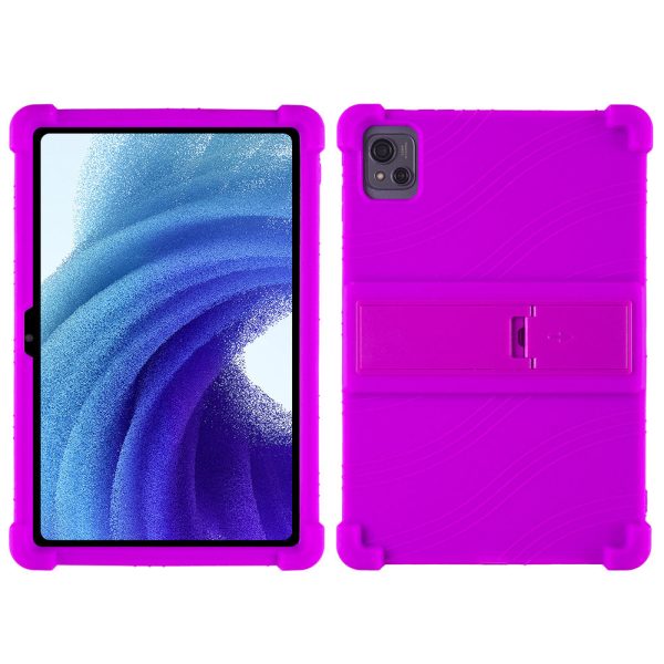 For Blackview Oscal Pad 13 Silicone Tablet Case PC Kickstand Anti-Slip Protective Cover Fashion