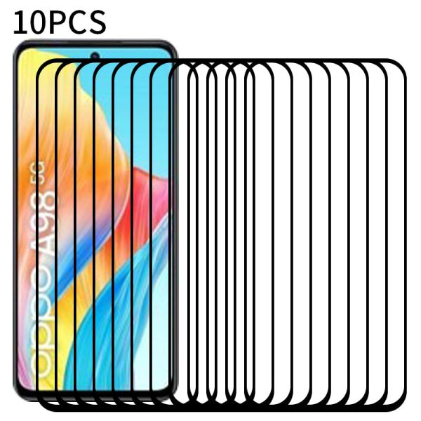 RURIHAI 10Pcs Secondary Hardening Screen Protector for Oppo A98 5G , 2.5D 0.26mm High Aluminum-silicon Glass Film For Cheap