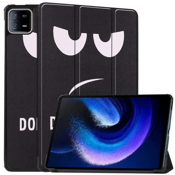 For Xiaomi Pad 6   Pad 6 Pro PU Leather Trifold Stand Tablet Case Pattern Printing Auto Wake   Sleep Cover Online now