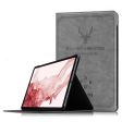 For Samsung Galaxy Tab S9 Stand Case Folio Flip PU Leather+PC Anti-drop Tablet Protective Cover Online Sale