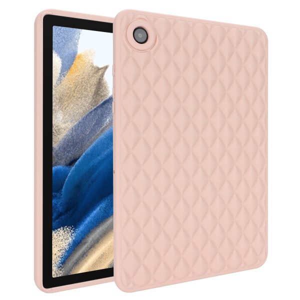 For Samsung Galaxy Tab A8 10.5 (2021)   (2022)   X200 Rhombus Pattern Anti-Drop Tablet Case Shockproof Soft TPU Back Cover Discount