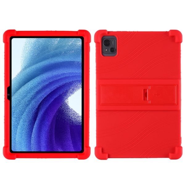 For Blackview Oscal Pad 13 Silicone Tablet Case PC Kickstand Anti-Slip Protective Cover Fashion