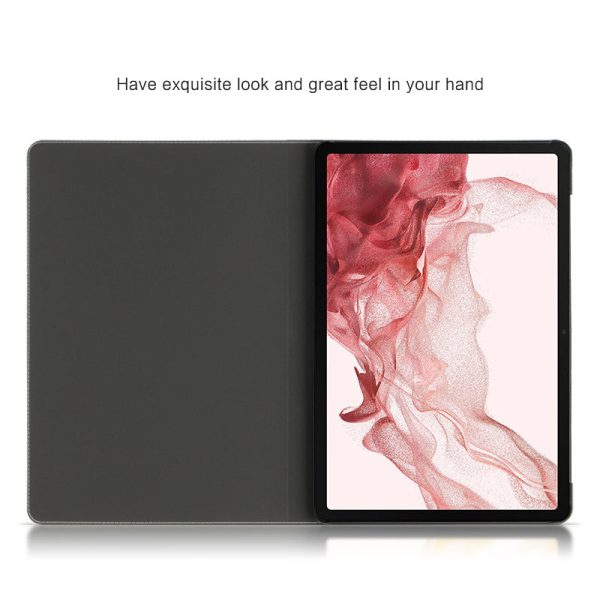 For Samsung Galaxy Tab S9 Stand Case Folio Flip PU Leather+PC Anti-drop Tablet Protective Cover Online Sale