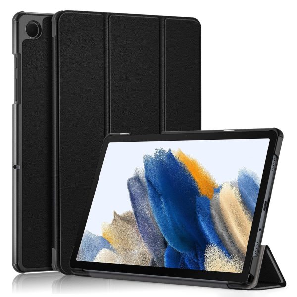 For Samsung Galaxy Tab A9+ PU Leather Smart Cover Tri-Fold Stand Tablet Case Fashion