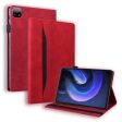 For Xiaomi Pad 6 Business Stand Wallet Case PU Leather Tablet Cover with Pencil Holder Loop Sale