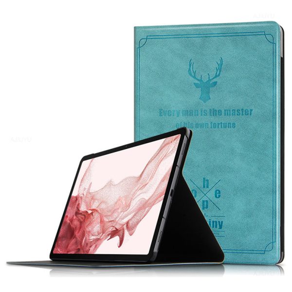 For Samsung Galaxy Tab S9 Stand Case Folio Flip PU Leather+PC Anti-drop Tablet Protective Cover Online Sale