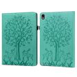 For Samsung Galaxy Tab S9   S9 FE Tree Deer Imprinted Stand Cover PU Leather Card Holder Tablet Case Hot on Sale