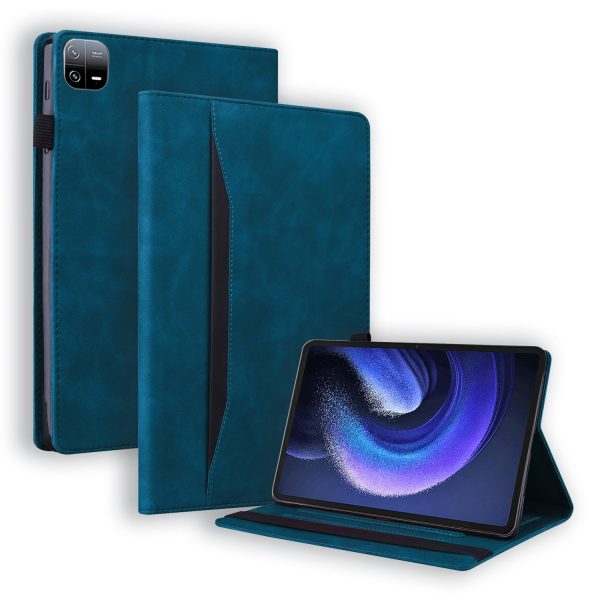 For Xiaomi Pad 6 Business Stand Wallet Case PU Leather Tablet Cover with Pencil Holder Loop Sale