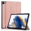 For Samsung Galaxy Tab A9+ PU Leather Smart Cover Tri-Fold Stand Tablet Case Fashion